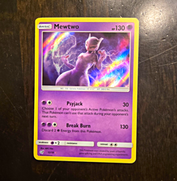 The Pokemon Company Mewtwo 12/18 Detective Pikachu Holo Rare 130 HP EN 2019 - Image 1