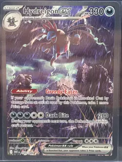 2025 Pokemon White Flare Hydreigon ex SIR #169/086 Special Illustration Rare NM - Image 1