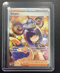 Pokemon TCG Gwynn 119/084 Full Art Ultra Rare Trainer Supporter EN - Image 1
