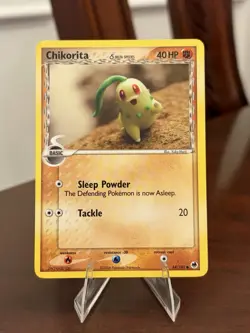 Chikorita 44/101 LP Dragon Frontiers Common Pokemon - Image 1