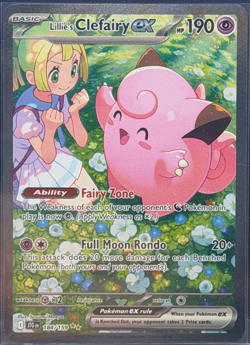 Lillie's Clefairy EX 184/159 Special Illustration Rare SIR JTG Pokemon TCG - Image 1