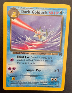 Pokemon TCG Dark Golduck Team Rocket 37/82 Regular LP - Image 1