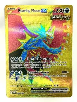 Roaring Moon ex 262/182 Hyper Rare Paradox Rift Pokemon Holo Near Mint - Image 1