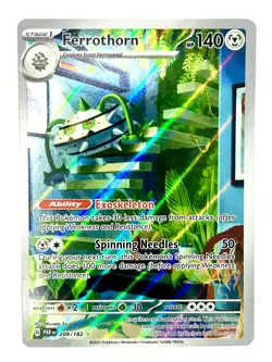 Ferrothorn 209/182 Illustration Rare Paradox Rift Pokemon Holo Near Mint - Image 1