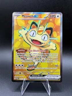 Pokemon TCG Meowth ex 107/088 Perfect Order Ultra Rare Holo ENG 2026 - Image 1