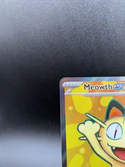 Pokemon TCG Meowth ex 107/088 Perfect Order Ultra Rare Holo ENG 2026 - Image 3