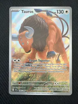 Pokemon TCG Tauros 096/086 Rare Holo Basic 130 HP English - Image 1