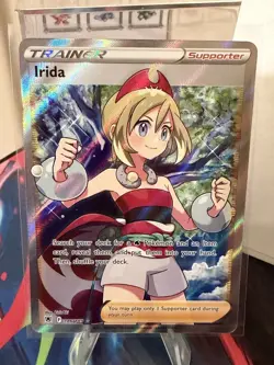 The Pokemon Company Irida SWSH10 186/189 Ultra Rare Holo English - Image 1