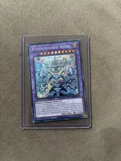 Yugioh TCG Hyperinvoked Aeon CORI-EN033 Secret Rare 1st Edition EU NM-M - Image 1