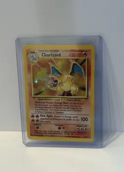 Charizard 4/102 Base Set Holo Rare 120 HP English 1999 WOTC Pokemon TCG - Image 1