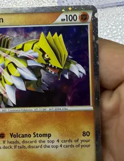 Groudon (Shiny) Holofoil Shiny Holo Rare Call of Legends SL4 LP- Pokemon TCG - Image 4