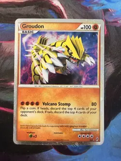 Pokemon TCG Groudon Call of Legends SL4 Holo Shiny Rare - Image 1