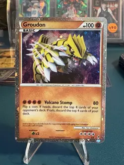 Pokemon TCG Groudon Call of Legends SL4 Holo Shiny Rare - MP - Image 1