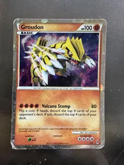 Pokemon TCG Groudon Call of Legends SL4 Holo Shiny Rare - Image 2