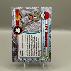 !!Read Geodude spectra 2000 Topps Chrome Card Spectra Pokemon #74 miscut at top - Image 2