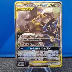 Lucario & Melmetal GX SM192 Black Star Promo Holo Pokemon Card NM - Image 1