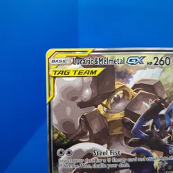 Lucario & Melmetal GX SM192 Black Star Promo Holo Pokemon Card NM - Image 2