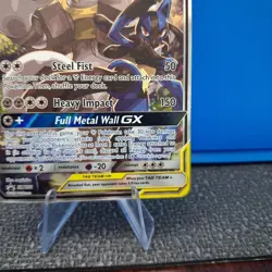 Lucario & Melmetal GX SM192 Black Star Promo Holo Pokemon Card NM - Image 5