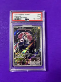 Pokemon Miraidon 013 Sv: Scarlet & Violet Promo Cards Holo PSA 9 - Image 1