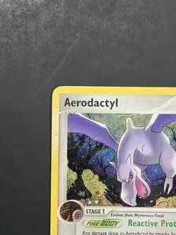 Pokemon Aerodactyl 1/92 Holo EX Legend Maker Rare DMG HP Creased Card - Image 3