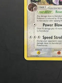 Pokemon Aerodactyl 1/92 Holo EX Legend Maker Rare DMG HP Creased Card - Image 5