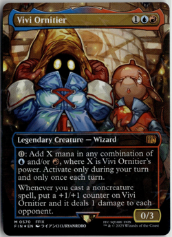 Vivi Ornitier 0570 Final Fantasy Promo MTG Magic Card English CHOCOBO TRACK FOIL - Image 1