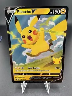 Pikachu V SWSH143 SWSH: Sword & Shield Promo Cards Holo Pokemon - Image 1
