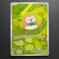 Rowlet 090/088 Holo Illustration Rare Perfect Order Pokemon Card TCG NM - Image 1