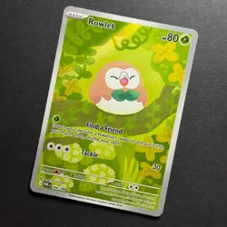 Rowlet 090/088 Holo Illustration Rare Perfect Order Pokemon Card TCG NM - Image 3