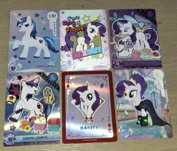 Hasbro KAYOU Rarity Shining Armor 6 Card Lot My Little Pony CCG LSR UR + ENGLISH - Image 2