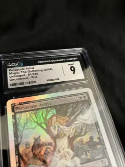 Persecute Artist FOIL Unhinged MINT CGC (7008) Grade 9 Magic | MTG - Image 3