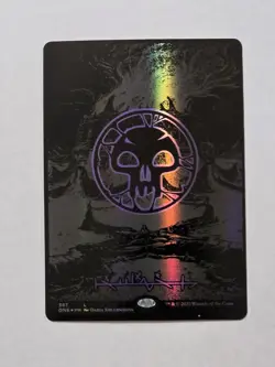 Swamp - Oil Slicked Foil - Unplayed - Near Mint - Rare - MTG - Image 1
