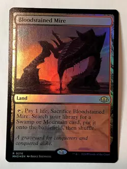 Bloodstained Mire 216 Rare Modern Horizons 3 Magic: The Gathering Foil Near Mint - Image 1