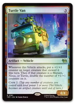 Turtle Van #181 (Foil) (NM) Teenage Mutant Ninja Turtles TMT Magic MTG - Image 1