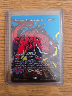 Magic: The Gathering Marvel Ravenous Tyrannosaurus Foil Mythic #0093 MTG MAR - Image 1