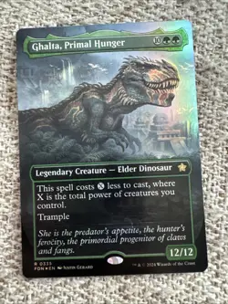 Ghalta, Primal Hunger (Borderless) Foundations Foil - Image 1