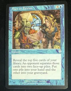 MTG Fact or Fiction Invasion Uncommon Blue Instant Regular 57/350 - Image 1
