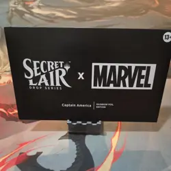 FOIL Captain America Secret Lair Magic the Gathering MTG FULL SET New Marvel MCU - Image 1