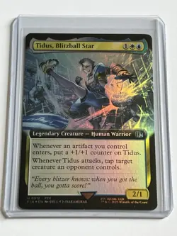 Tidus Blitzball Star 512 MTG Final Fantasy 2025 Mint - 9.0 + Borderless Foil - Image 1
