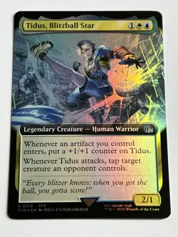 Tidus Blitzball Star 512 MTG Final Fantasy 2025 Mint - 9.0 + Borderless Foil - Image 4
