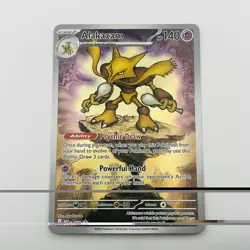 Alakazam MEP009 - Mega Evolution Promo Pokemon Card - NM - Image 1