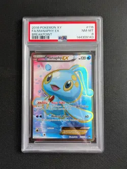 PSA 8 - Manaphy EX - 116/122 Breakpoint - Pokemon - Image 3