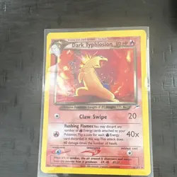 Dark Typhlosion 10/105 Neo Destiny Holo Rare - Image 1