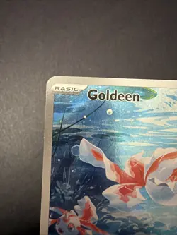​Pokemon Goldeen 087/084 Pitch Black Illustration Rare Full Art Holo NM - Image 4