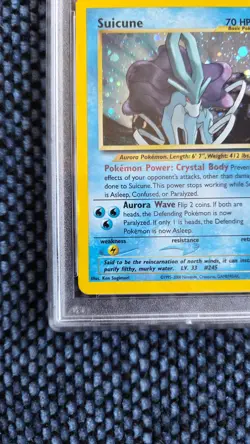 Pokemon Suicune Neo Revelation Holo Rare #14 PSA 9 Mint - Image 5