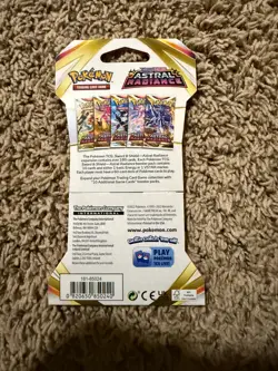SEALED Sleeved Pokemon Booster Pack- Sword & Sheild Astral Radiance - 2022 - Image 2