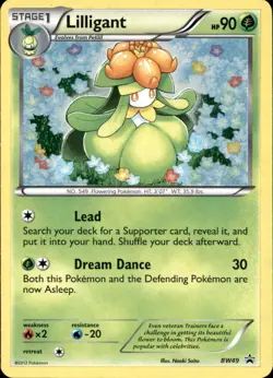 Lilligant BW49 Holo Promo Black And White Promo Pokemon Near Mint - Image 1