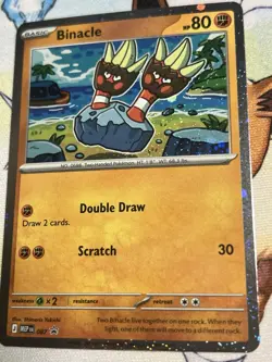 Binacle (Cosmos Holo) 087 Promo ME: Mega Evolution Promo Pokemon Near Mint - Image 1