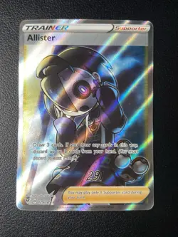 Allister - 179/185 - Pokemon Vivid Voltage Sword & Shield Full Art Rare Card NM - Image 1
