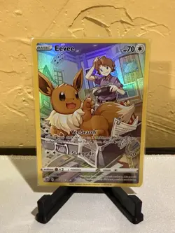 Eevee TG11/TG30 Holo Brilliant Stars Trainer Gallery Pokemon NM - Image 1